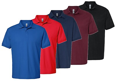 #ad Gildan 380 Adult Ultra Cotton XS Assorted Colors Polo Shirt 5 pack $20.00