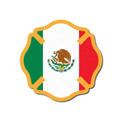 #ad 3M Scotchlite Reflective Mexican Flag Maltese Decal $3.99