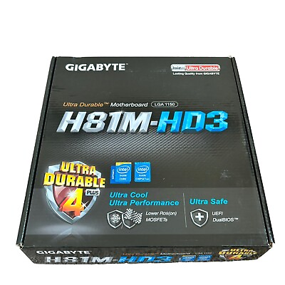 #ad Gigabyte GA H81M HD3 LGA1150 MicroATX Haswell Motherboard $52.49