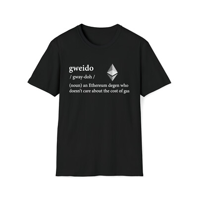 #ad Gweido Ethereum ETH Softstyle Crewneck T Shirt Crypto Gwei $23.99