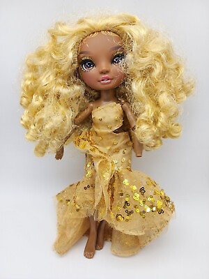 #ad Rainbow High Rainbow Vision Divas Meline Luxe Gold Fashion Doll NO HAND amp; SHOES $17.99