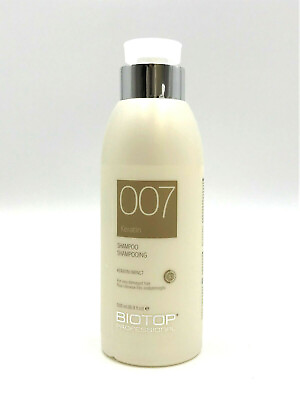#ad Biotop 007 Keratin Shampoo Keratin Impact For Very Dry Damaged Hair 16.9 oz $39.95