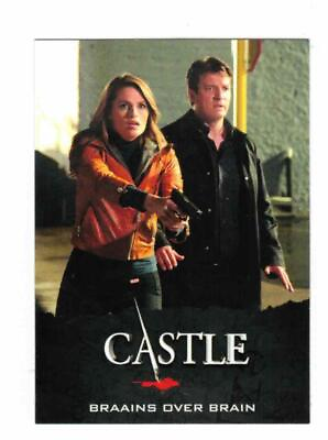 #ad Cryptozoic Castle Seasons 3 amp; 4 TV Base Card quot;Brains over Brainquot; #68 $1.49