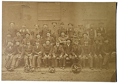 #ad Original Old Vintage Antique Outdoor Photo Men Workers Chattanooga Tennessee USA $14.99