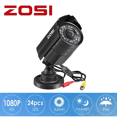 #ad ZOSI 1080p 4in1 Wired Home CCTV Security Camera Outdoor Waterproof Night Vision $18.99