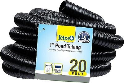 #ad Pond Pond Tubing 1 Inch Diameter 20 Feet Long Connects Pond Components Black U $18.76