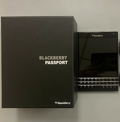 #ad BlackBerry Passport Q30 SQW100 1 32GB 3GB RAM Black Unlocked Brand New In Box $172.00