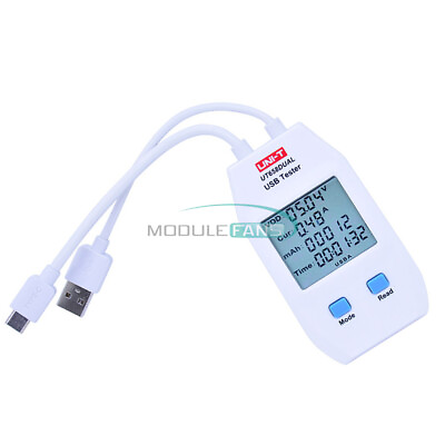 #ad Digital USB Power Meter Voltage Current Capacity Energy Resistance Detect Tester $12.72