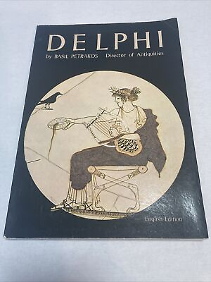 #ad Delphi by Basil Petrakos. Greek Art vintage illustrated 1977 $8.50