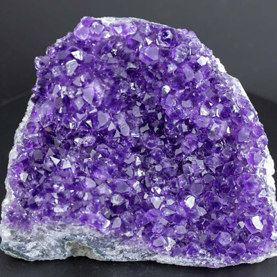 #ad Natural Amethyst Symbiosis Specimen Mineral Calcite Cluster Crystal Quartz P19 $36.80