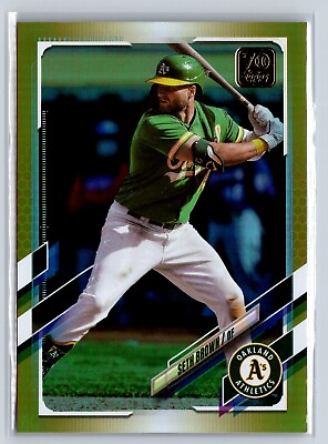 #ad 2021 Topps Update Seth Brown Gold Foil #US120 Oakland Athletics $1.79