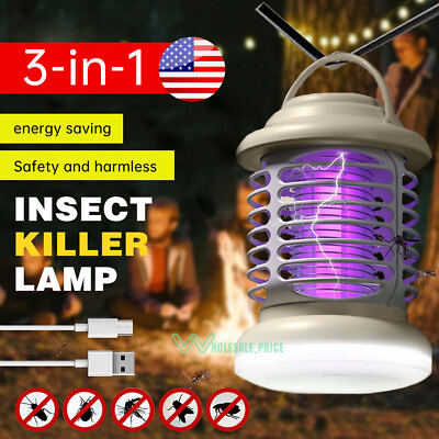 #ad Electric Fly Bug Zapper Mosquito Insect Killer LED Light Trap Pest Control Lamp $7.99
