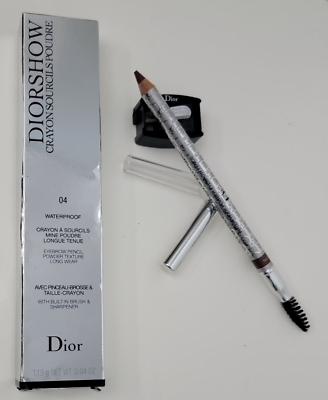 #ad Dior DIORSHOW Waterproof Eyebrow Pencil With Sharpener 0.04 oz #04 AUBURN $31.49