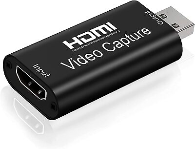 #ad HDMI Video Capture Card Upgraded 1080p 60fps Capture Card Cam Link Card Aud... $29.03