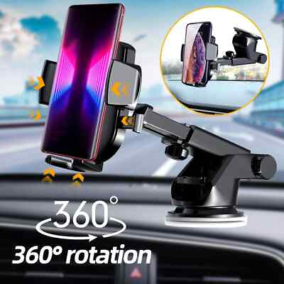 360° Universal Car Mount Holder Stand Windshield Dashboard For Mobile Phone GPS $7.99