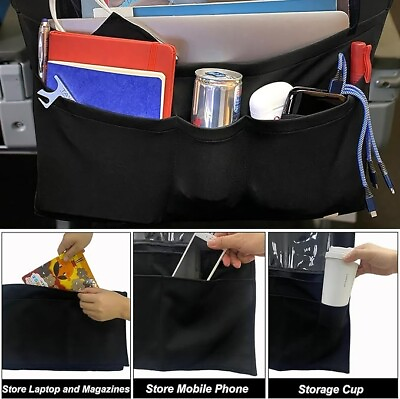 #ad Airplane Tray Table Cover Seat Back Organizer amp; Storage for Personal Items $29.99