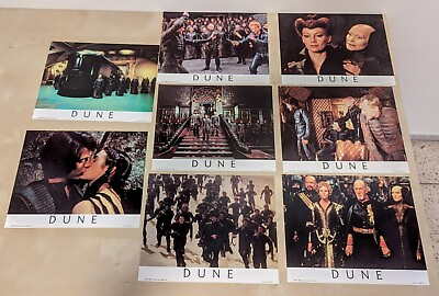 #ad Dune 1984 David Lynch ORIGINAL lobby cards set of 8 RARE Great Condition 8x10 $99.00