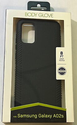 #ad NEW Body Glove Textured Rubberized Case for Samsung Galaxy A02s ONLY Black $7.79