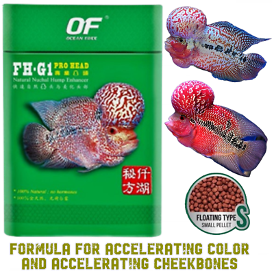 #ad Cichlid fish food special formula to accelerate head growth FH G1 PRO HEAD 250g $44.14