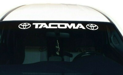 #ad Tacoma Windshield Sticker Banner Truck Window Graphics $11.90