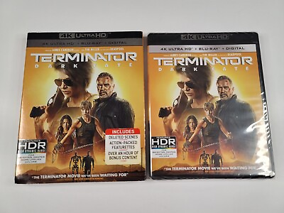 #ad Terminator: Dark Fate 4K UHD Blu ray Digital 2019 w Slipcover New *Read Desc*⤵ $22.99