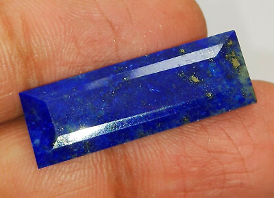 #ad Natural Blue Lapis Lazuli Excellent Baguette Loose Gemstone $13.99
