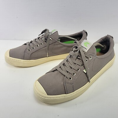#ad Cariuma Low Top Gray Casual Comfort Sneaker Shoes Men#x27;s Size 12.5 Women#x27;s 14 $36.09