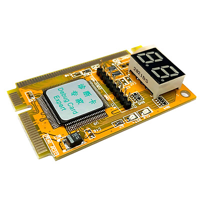 #ad 3 in 1 Mini PCI PCI E LPC Laptop Diagnostic Card Board Tester Card PC Analyzer $10.98