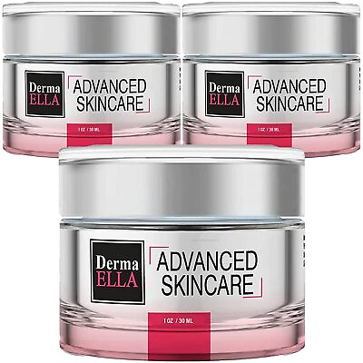 #ad Derma Glow Advanced Skincare Anti Aging Skin Cream Wrinkle Removal Serum 3 Pack $74.95
