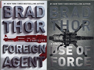 #ad Scot Harvath Book Bundle 15 16 Hidden Agent Force Hardcover by Brad Thor $14.62