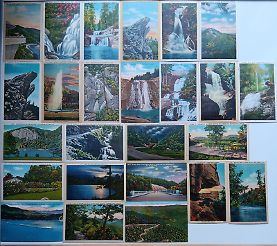 #ad 25 Antique Vintage Misc 1900s North Carolina Postcard Lake Mountain River Lot 36 $12.99