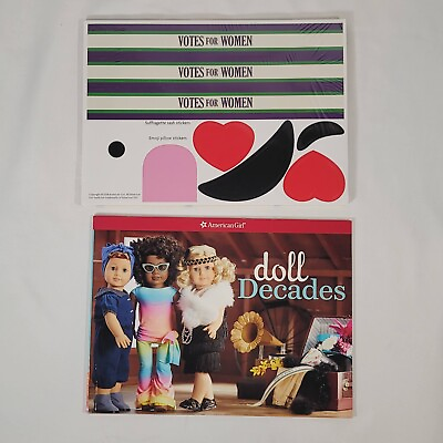 #ad NEW American Girl quot;Doll Decadesquot; Booklet Activity Craft Pack Kit Complete Set $19.95