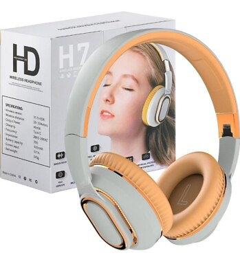 #ad YPENSLZX Foldable Bluetooth Headphones Wireless Over Ear Headphones with Hidden $32.99