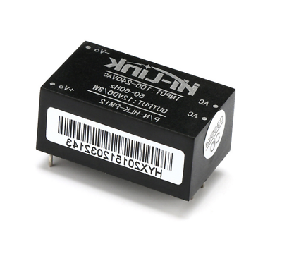 #ad HLK PM12 AC DC 220V to 12V mini power supply module intelligent switch module $9.14