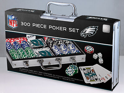 #ad Philadelphia Eagles 300 Piece Poker Set $124.99