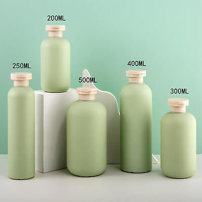 #ad Travel Shampoo Bottles Green Leak Proof Squeeze Empty Bottle with F lip US $8.18