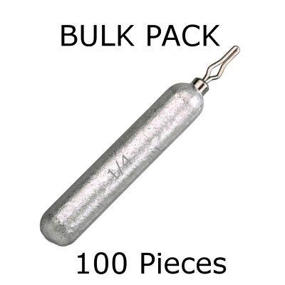 #ad Reaction Tackle Bulk 100 PACK Skinny Lead Drop Shot Weights and Sinkers $24.99