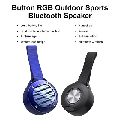 #ad Portable Waterproof Wireless Mini Bluetooth Speaker With Lanyard Outdoor Cycling $13.82