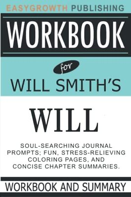 #ad Workbook for Will by Will Smith: Soul Searching Journal Prompts; Fun Stress Re $52.16