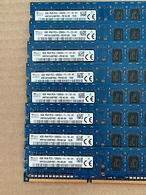 #ad 32GB SK HYNIX HMT451U6BFR8C PB 8X4GB DDR3 GAMING DESKTOP RAM MEMORY B7 3 $34.44