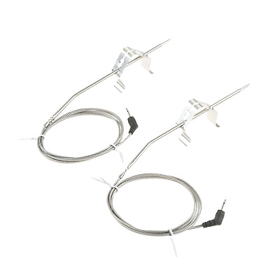 #ad 2Pcs Thermometer Meat Probe amp; Clip 32°F 572°F for Thermopro TP04 TP06S TP06 TP07 $13.04
