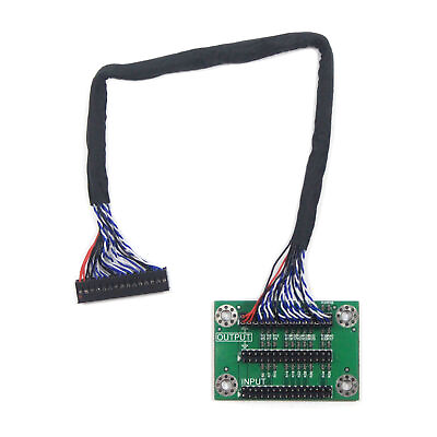 #ad LVSD Signal Extend Board Adapter PH2.54 With 300mm length 30Pin LVDS Cable $10.99