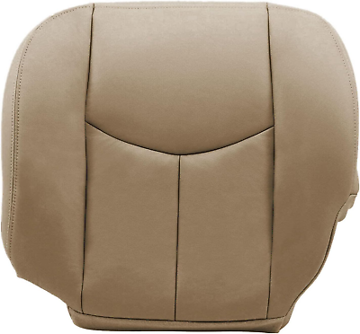 #ad 522 Med Tan Driver Side Bottom Synthetic Microfiber Leather Seat Cover Compatibl $71.99