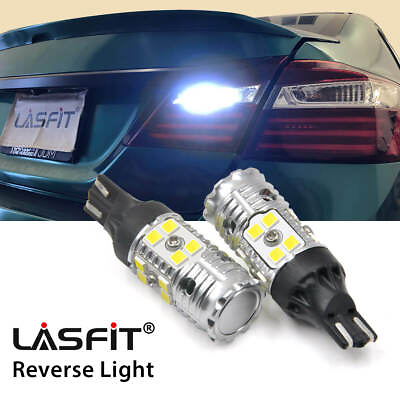 Clear White LASFIT LED Reverse Backup Lights Bulbs 921 922 T15 Canbus Error Free $25.99