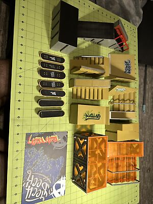 #ad VINTAGE LOT Tech Deck Skateboards Ramps Rails Stairs Parts Spin Master $99.95