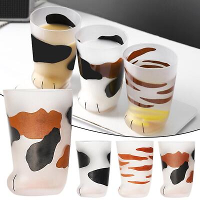 #ad Creative Cat Claw Cup Breakfast Milk Cup Glass Personality Mug Glass Cup Y5C2 $12.29