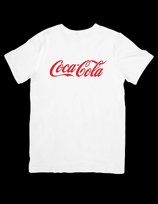 #ad White Coca Cola Tshirt vintage Black Coke shirt Unisex For Men And Women $19.99