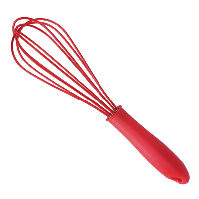 #ad Long Handle Egg Whisk 10quot; Red $8.32