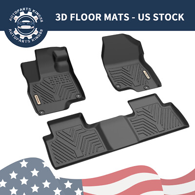 #ad 3D Floor Mats for 2019 2023 Acura RDX All Season Protect Waterproof Liners 3PCS $62.99