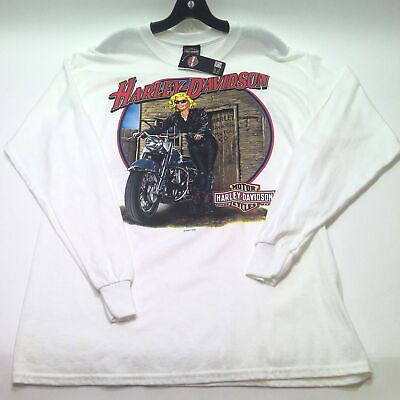 #ad NEW Mens Harley Davidson quot;Getting Readyquot; Shirt Large R0041795 $25.00